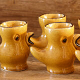 Set of 6 chicken cockerels