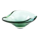 Mid-century modern decorative bowl, glass, Val Saint Lambert, Belgium, 1950s