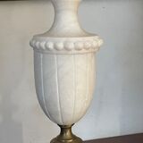 Pair of marble and brass lamp legs