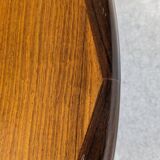 Baumann extendable dining room round table, France circa 1970.