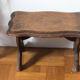 Walking stool feet in solid oak