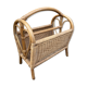 Vintage rattan magazine door