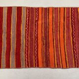 Old Turkish narrow Kilim Runner 405x49 cm shabby chic, vintage kelim