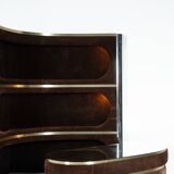 Modern suede bar from the mid-20th century by Willy Rizzo, Italy, 1970.