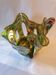 Large Makora handmade glass vase from the 70s