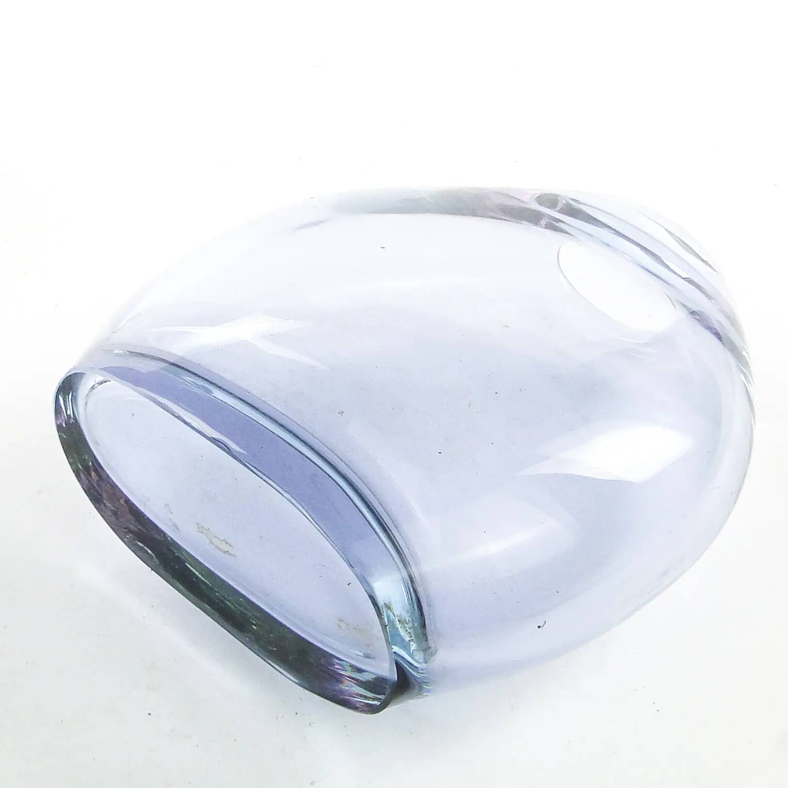 Carafe, mid-century modern, alexandrite glass, Czechoslovakia, 1950s