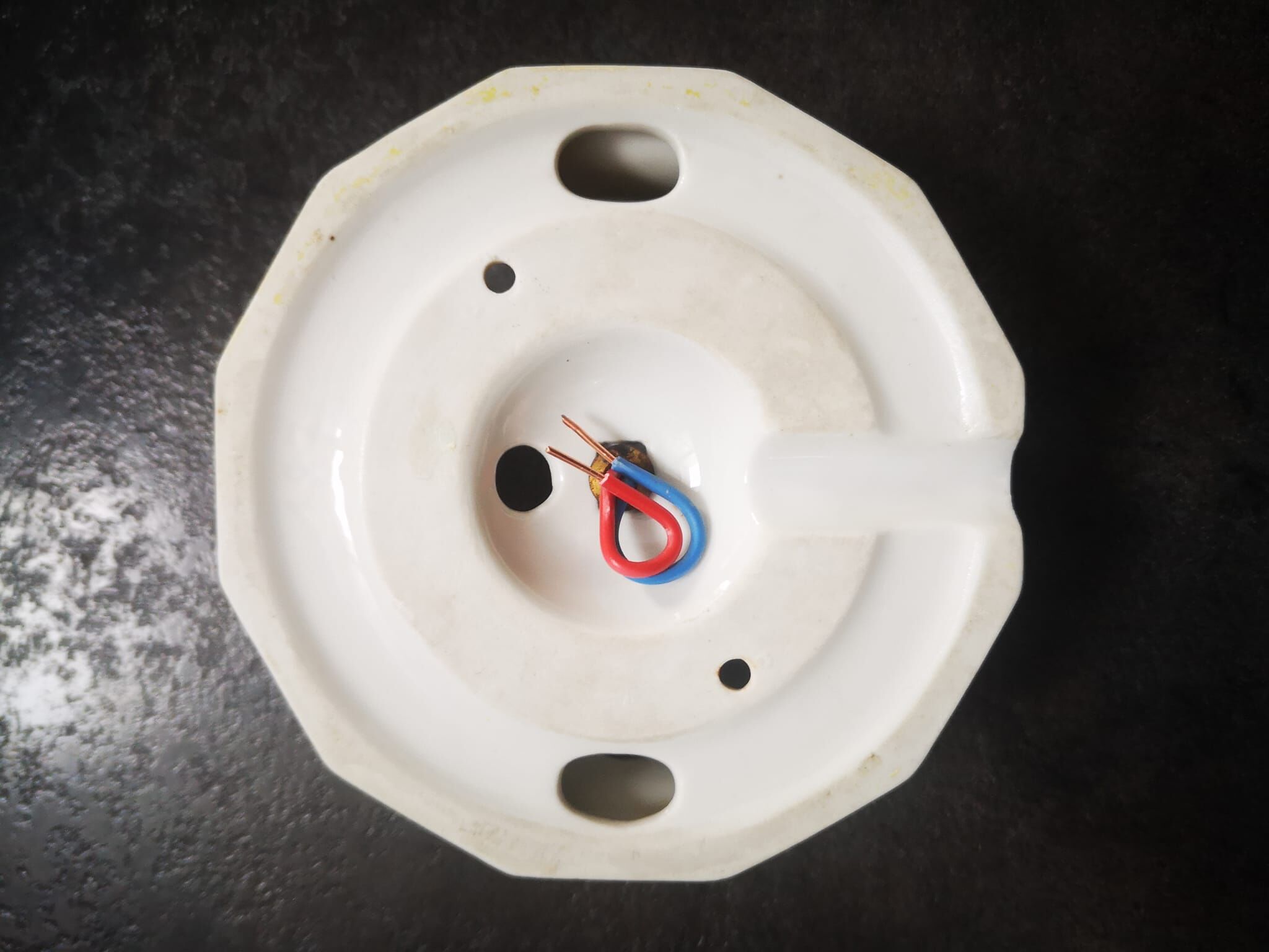 Ceiling lamp opaline globe