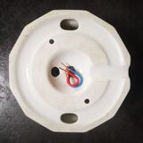 Plafonnier globe opaline