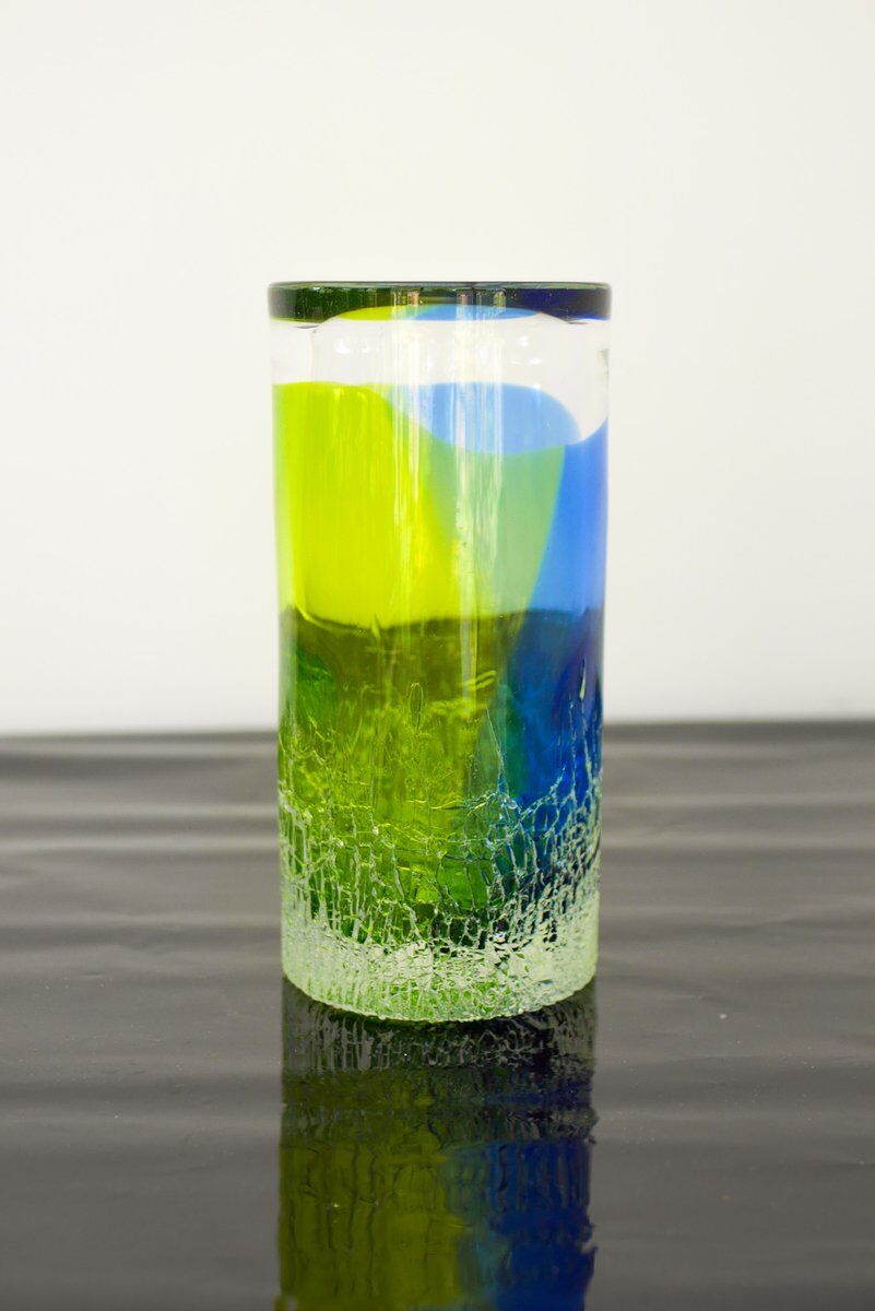 Scandinavian art glass Unik vase by Göran Wärff Kosta for Kosta Boda, Sweden, 1980s