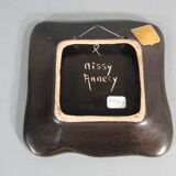 Vintage ceramic wall plate ibex décor nissy annecy the potter of the lake