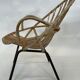 Chaise vintage en rotin par Dirk van Sliedregt Rohe Noordwolde 1960 aux Pays-Bas