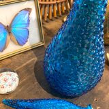 Turquoise blue Empoli decanter