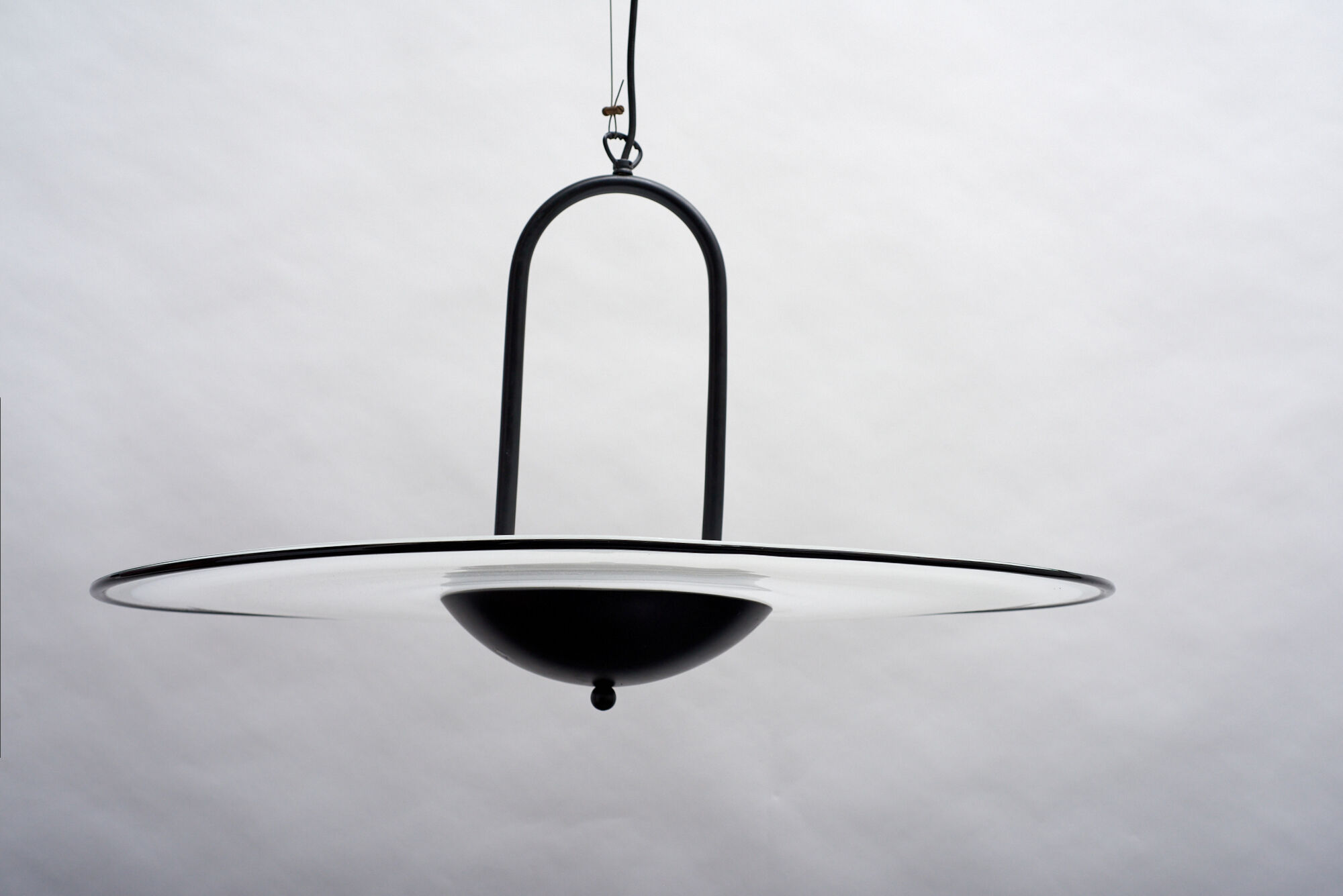 Vetri murano ceiling lamp, Italy 1980s.