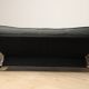 Vintage sofa by Johan Bertil Häggström for Ikéa in leather and chrome metal, 1970s