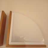 Wall lamp design 80 metal wood plexiglass