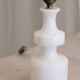 Geometric table lamp in alabaster 50s