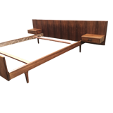 Lit scandinave en palissandre