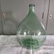 Dame jeanne old bubbled glass - 10 liters - height 36.5 cm
