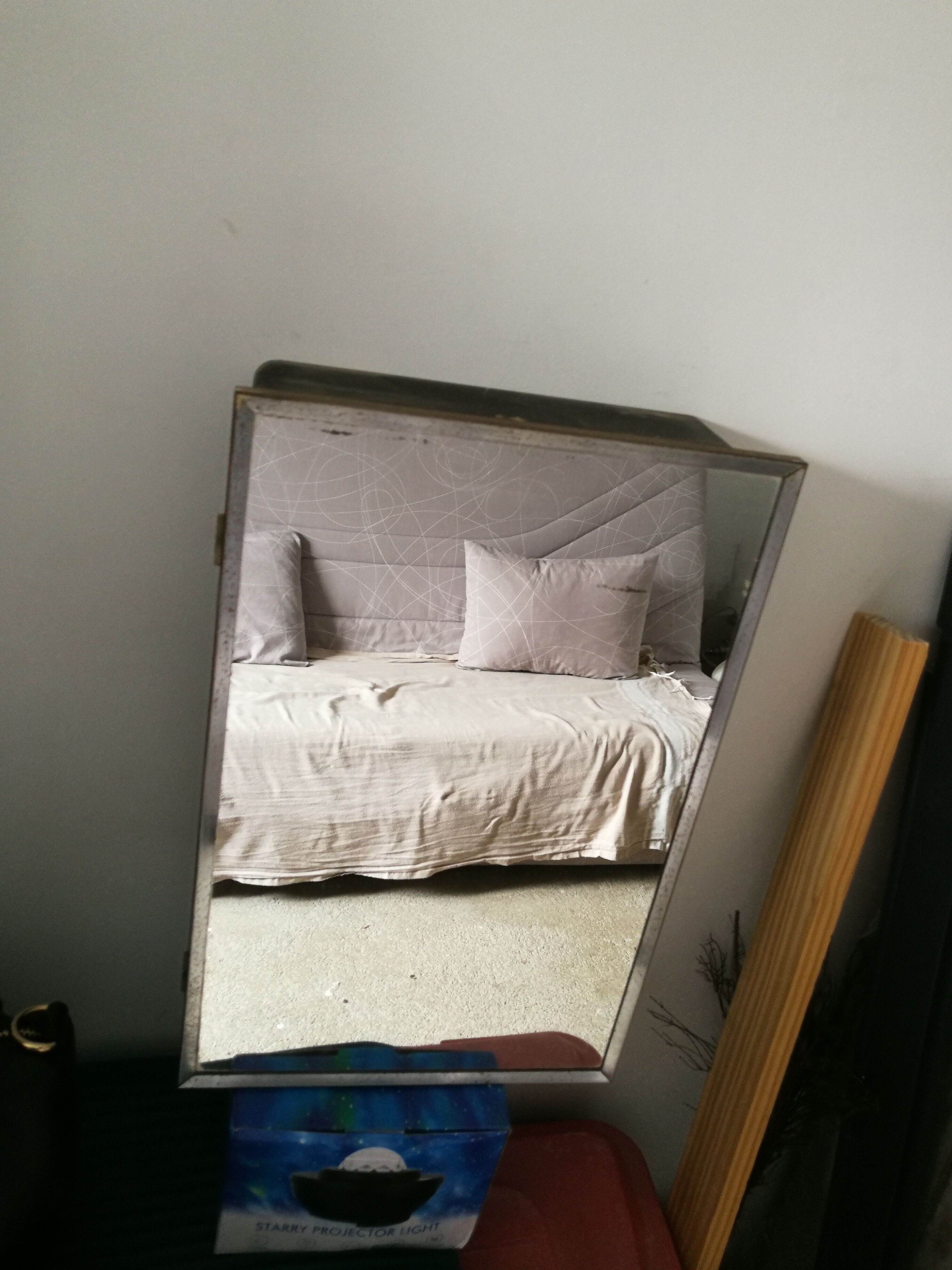 Small metal medicine cabinet