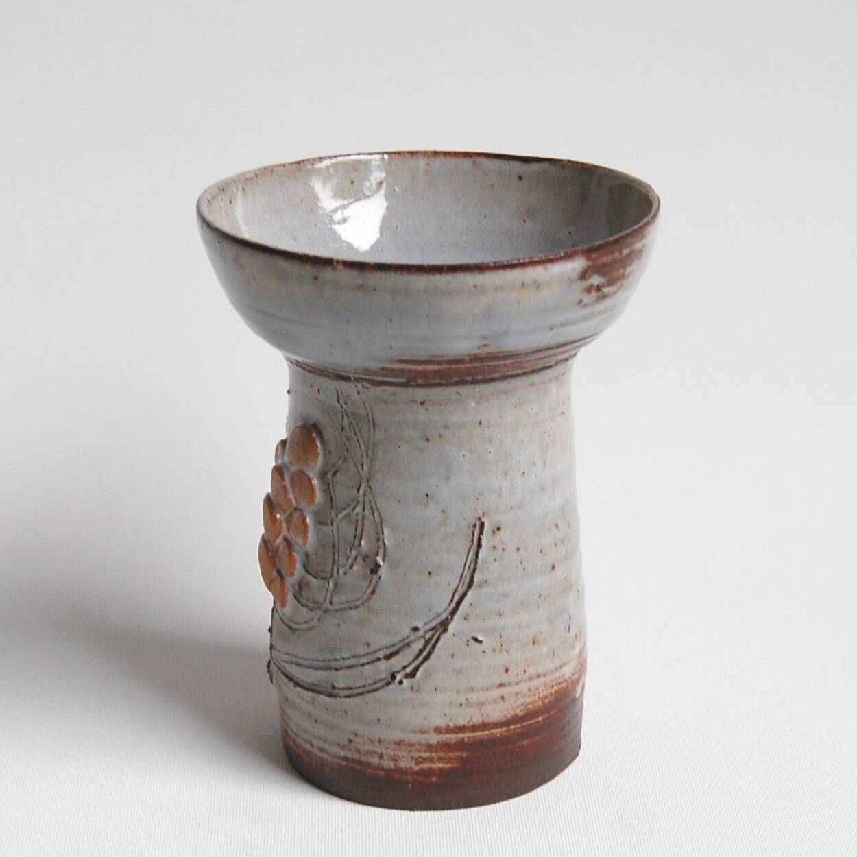 Small vintage Jacinthe vase - Dour Belgium - Therese Bataille