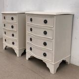 Pair of English-style bedside tables