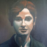 "Avant"  portrait of a woman by Manon Pana-Kairi oil on canvas