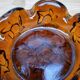 Vintage thick glass ashtray