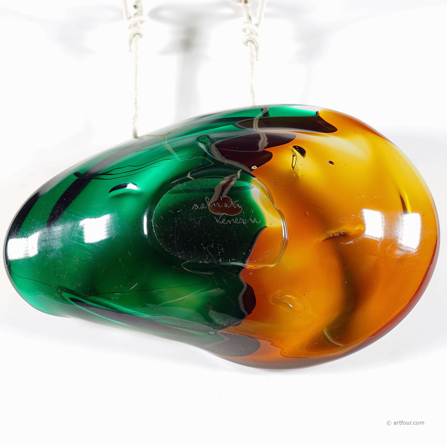 Vintage Murano glass bowl by Salviati & C. circa 1960