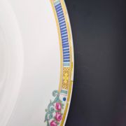 Large round serving dish, semi-deep, Bernardaud Limoges – Art Deco – A718