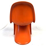 Panton Chair by Verner Panton 1972 orange color