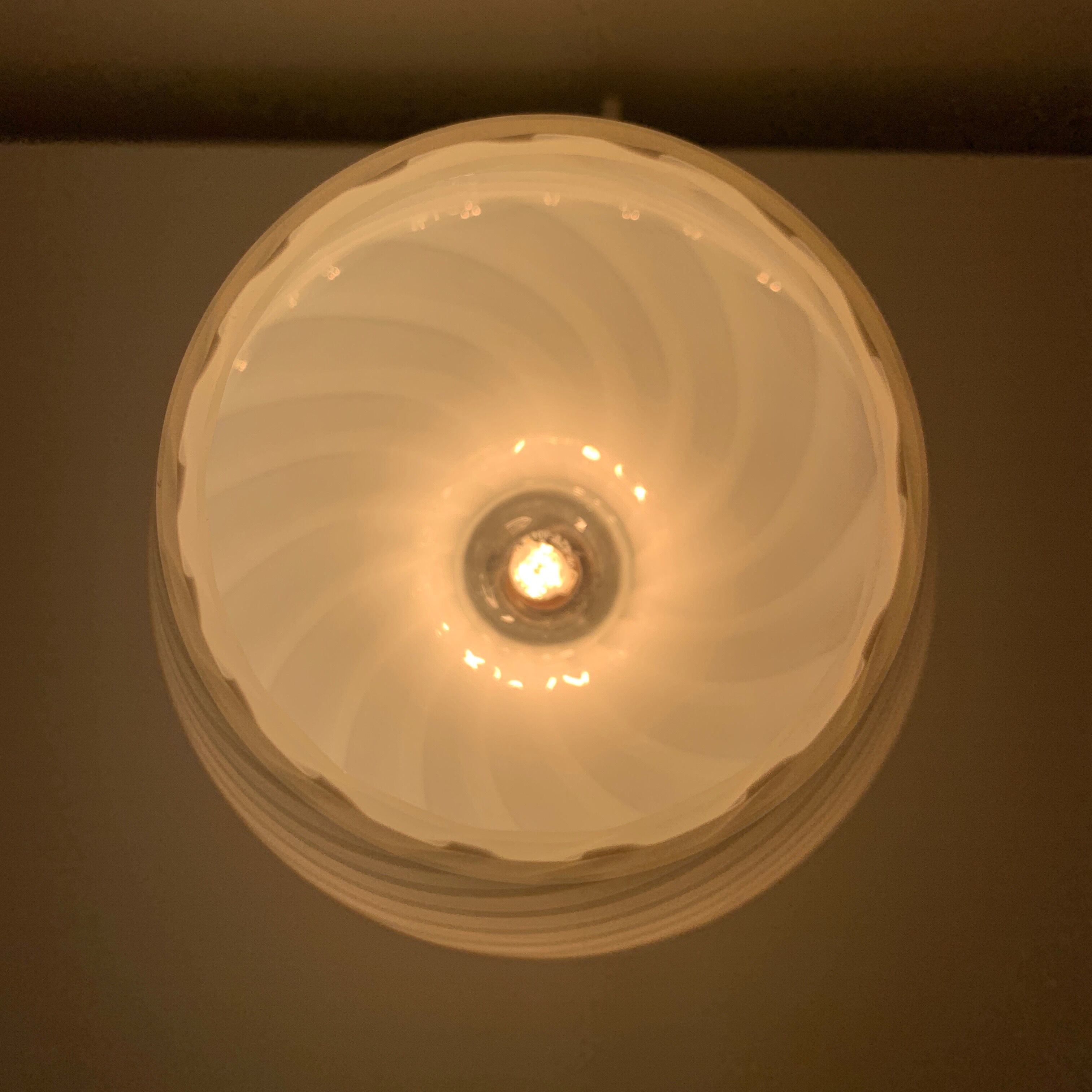 Lampe Vetri Murano verre champignon