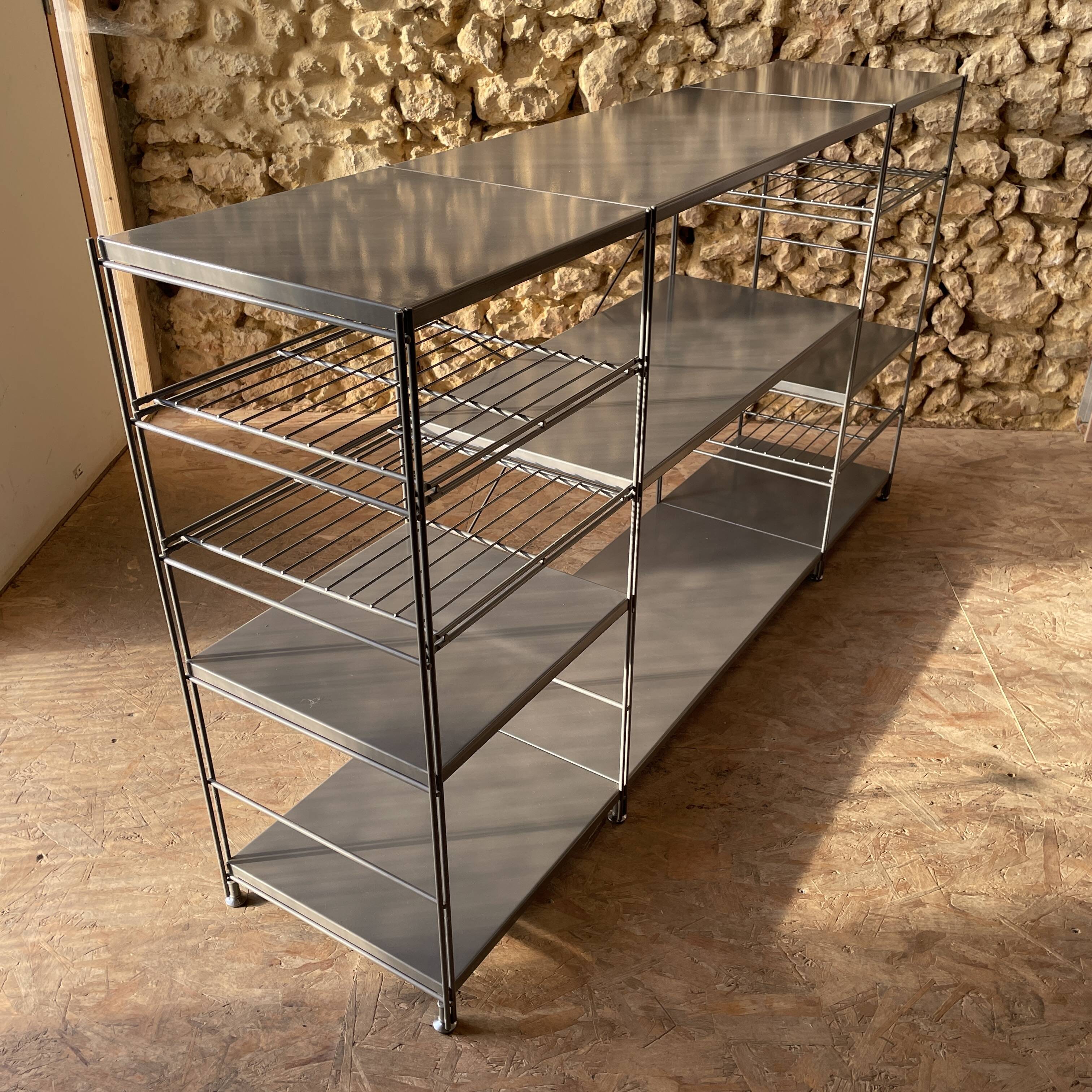 Modular metal shelf Niels Gammelgård - IKEA