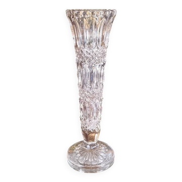 Crystal single-flower vase
