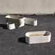 4 fibrecement planters by Eternit, design by Willy Guhl.
