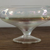 Ancienne coupe en verre irisé