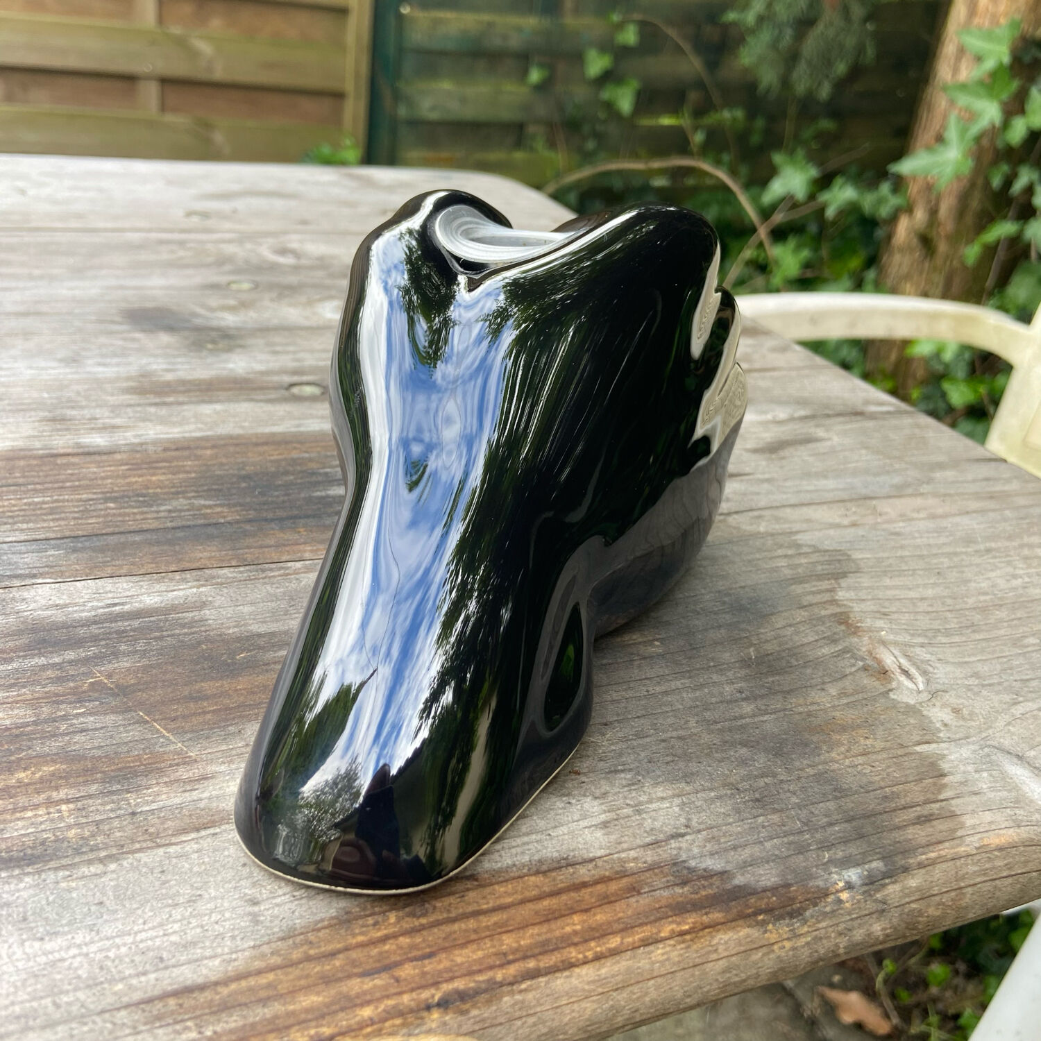 Vintage ceramic candle holder