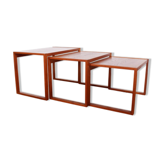 Tables gigognes Danoises vintage 1970