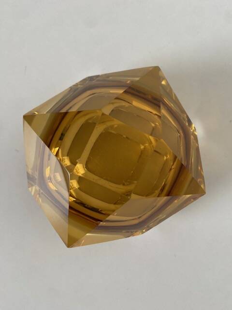 Ashtray Murano large model Flavio Poli Sommerso