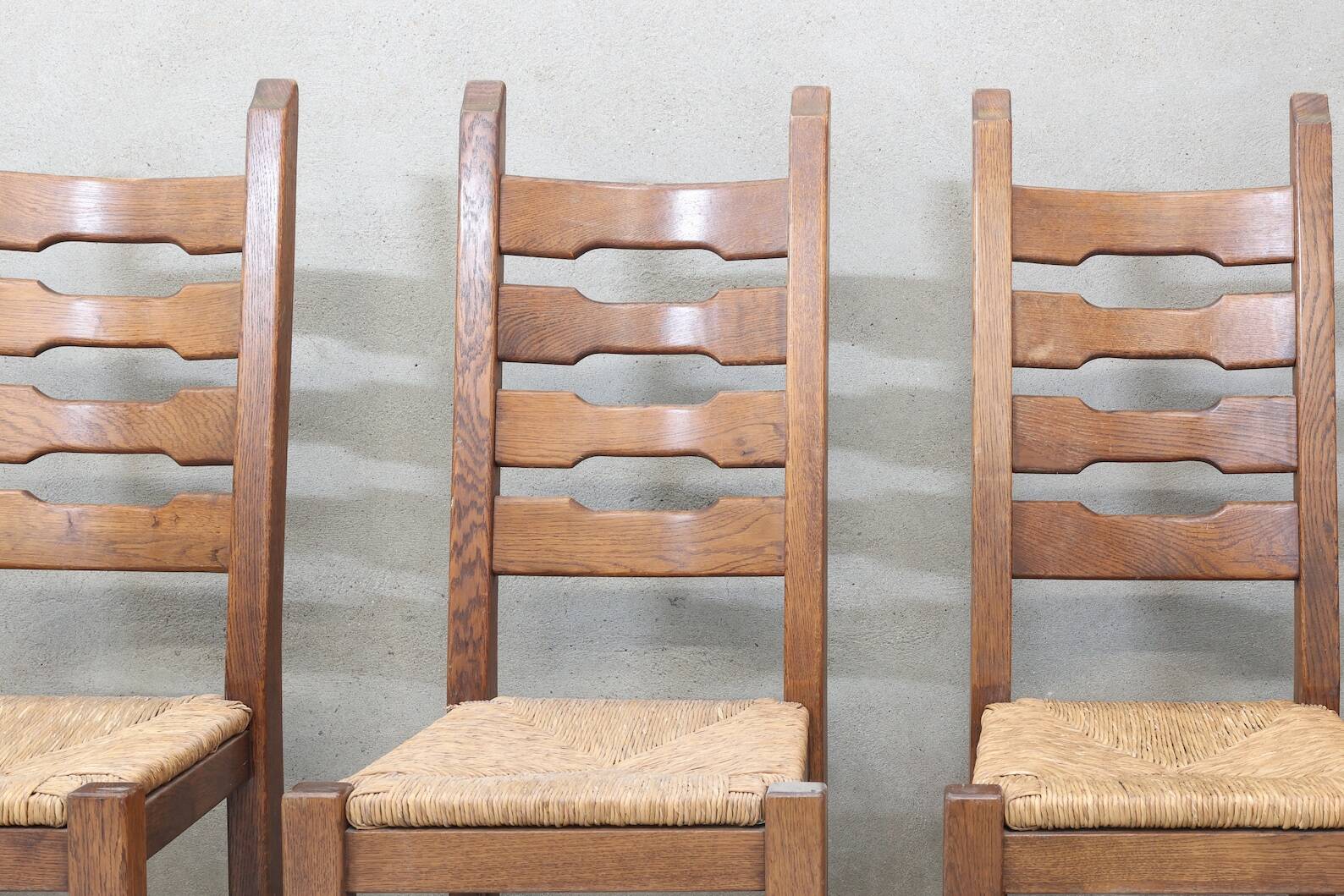 Lot de 6 chaises vintage Razor Blade