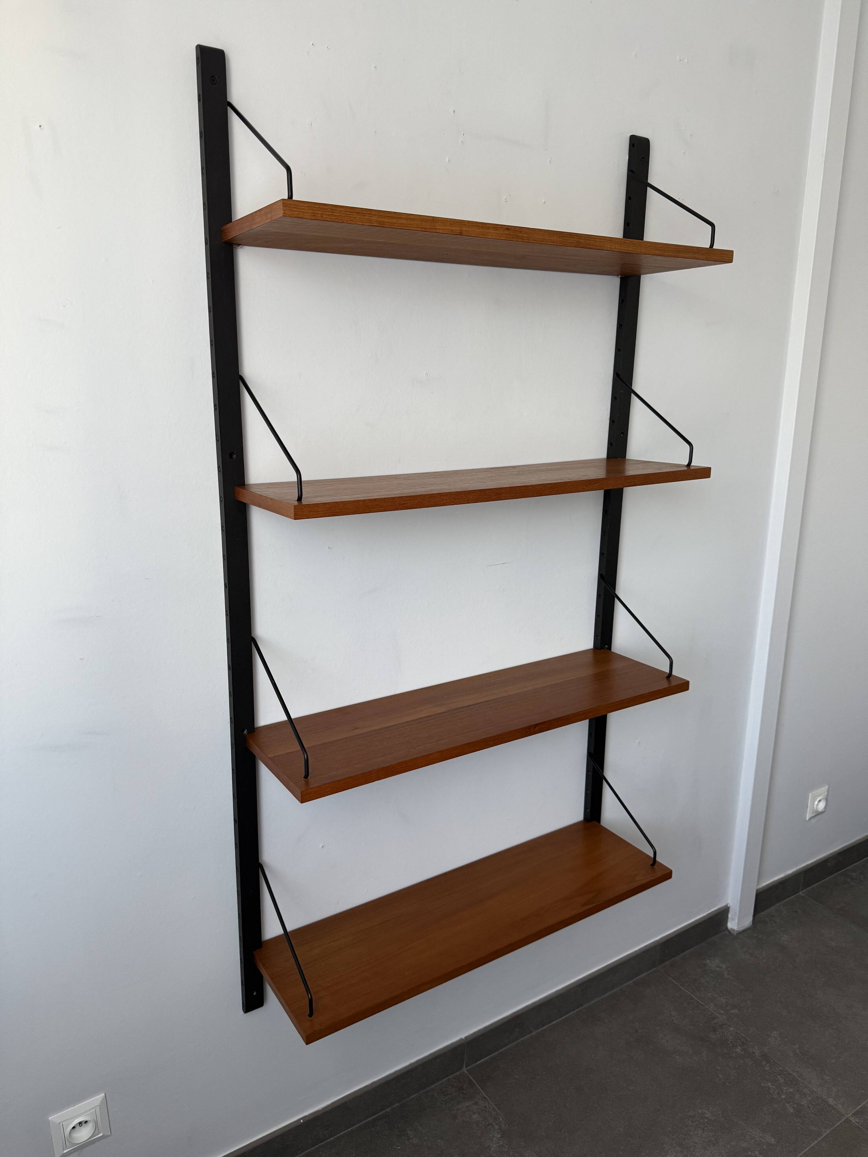 Cadovius Scandinavian wall shelves from the 60s