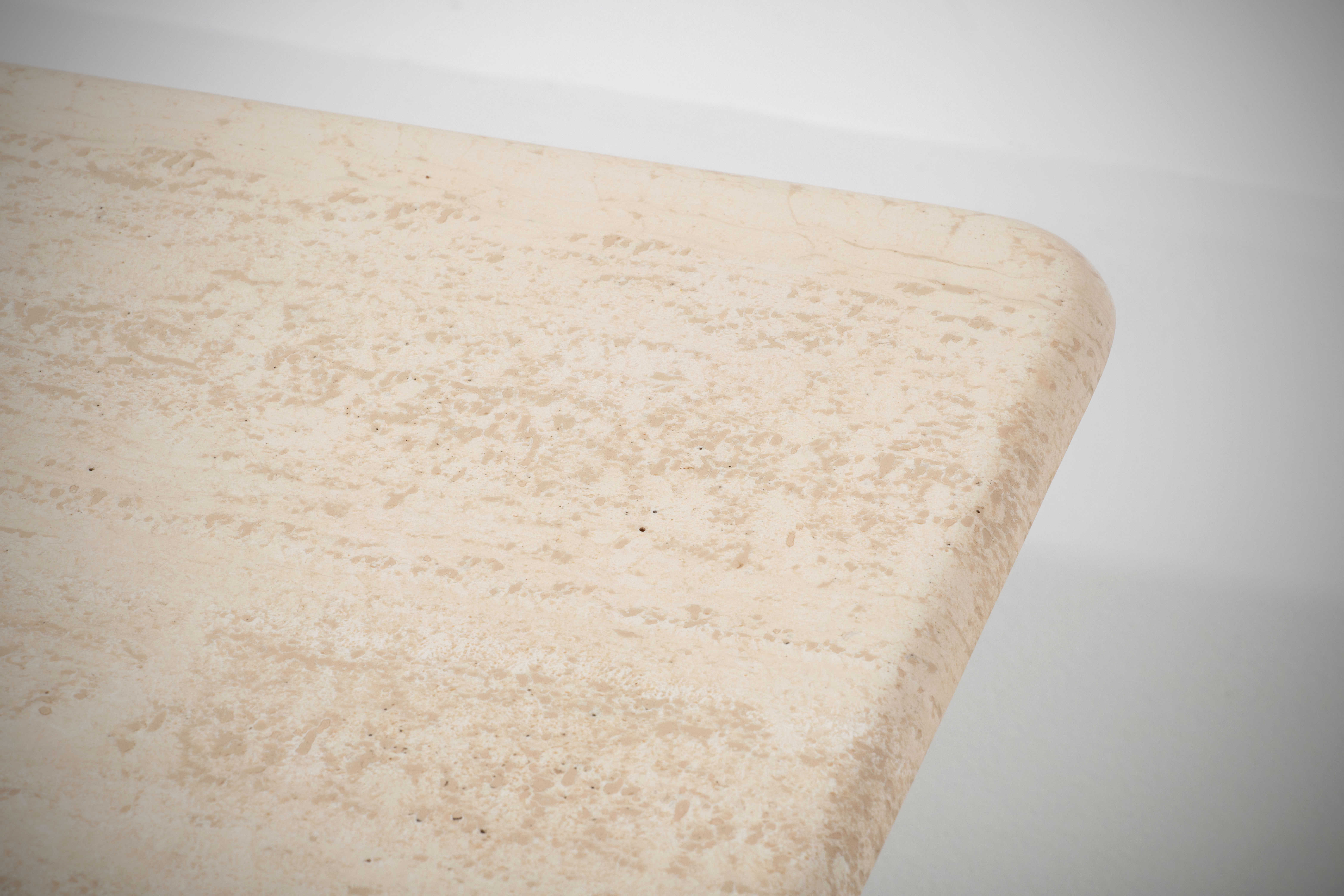 Table basse vintage italienne - marbre