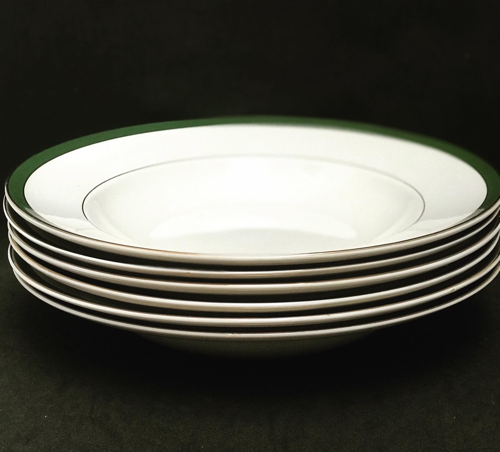 6 hollow plates XIX century Villeroy and Boch