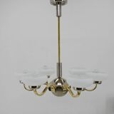 Large Art Deco Chandelier, 1930s, Restored
