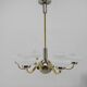 Large Art Deco Chandelier, 1930s, Restored