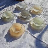 Harlequin arcopal cups