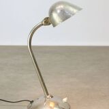 Weathered Italian Table Lamp in Chrome, 1940s