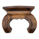 Carved wooden opium holder, traditional Asian style.