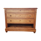 Vintage pine "drawer free" chest of drawers
