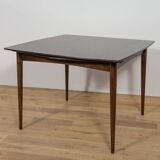 Table à manger extensible carrée en palissandre du milieu du siècle, Danemark, années 1960