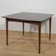 Mid-Century Square  Extendable Rosewood Dining Table, Denmark, 1960s